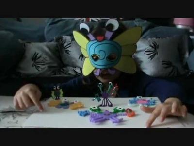 Flower alein hama bead template .wmv
