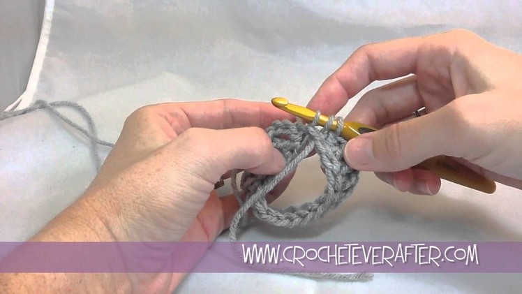 Foundation Double Crochet Tutorial #2: FDC Join In The Round