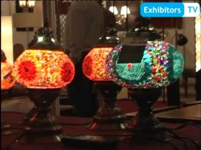 Gulhane's Turkish Hand Crafted Mosaic Lamps & Chandeliers (Exhibitors TV @ Furniture Show 2013)
