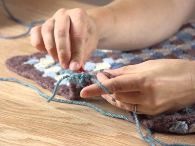 How to Crochet Edging on a Baby Blanket : Crafting Projects & Cleaning
