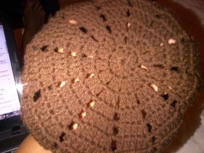 How to crochet pyramid beret 2.2