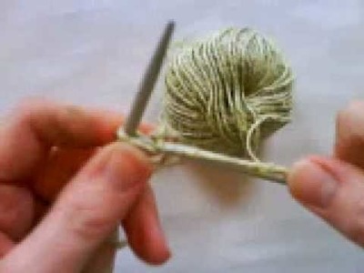 How to knit basic stocking stitch