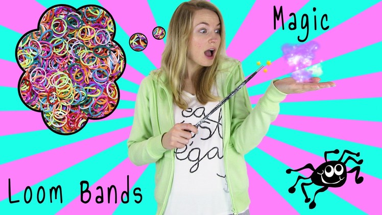 How To Loom Bands Magic Tricks! DIY 6 Magic Tricks with Rubber Band & Unboxing YouTube Play Button
