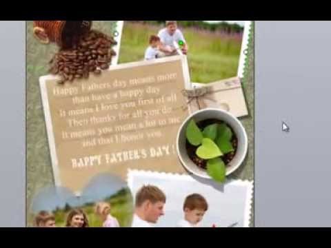 How to Make a Father's Day Card Using Picture Collage Maker