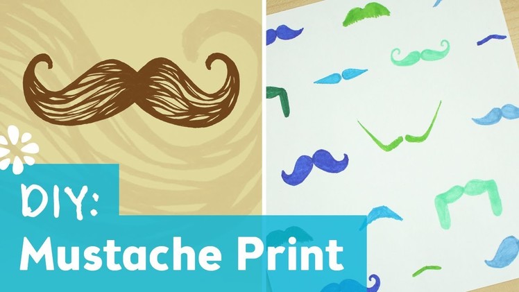 How to Make a Mustache Print Pattern