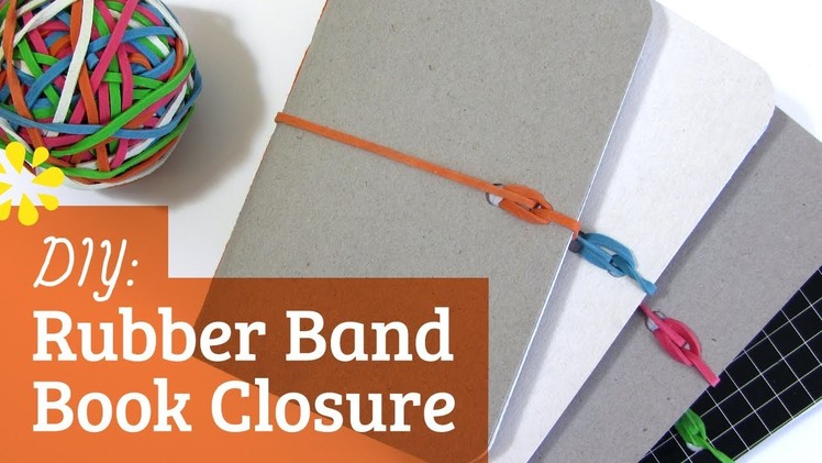 How to Make a Notebook: Rubber Band Closure