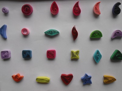 How to Make Basic Quilling Shapes - Tutorial Part 1 for Beginners
