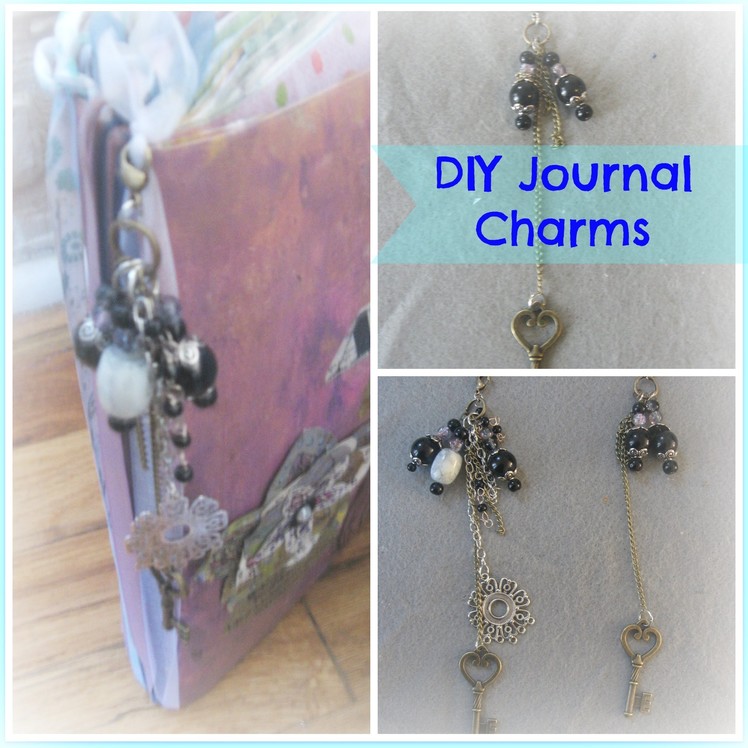 How to make charms for journals.How to Make Beaded Dangles.Tutorial