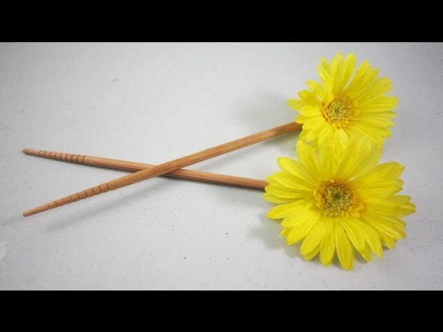 How to make flower hair sticks - EP