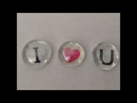 How to make Glass bead Valentine's day Decoration