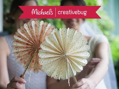 How To Make Paper Fans | Class Preview