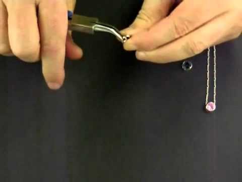 Jewelry Making Instruction - Gemstone - Round Bezel Necklace