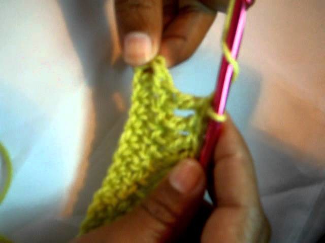 Knitted Double Crochet (KDC) Stitch