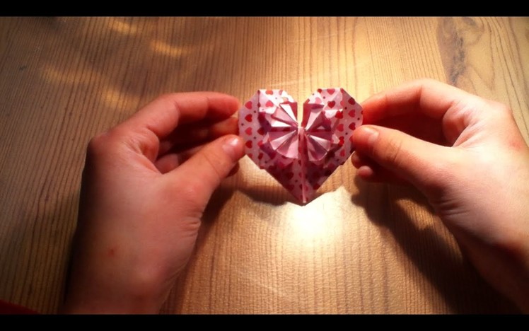 Making an Origami Blossom Heart Insructional Video How-to