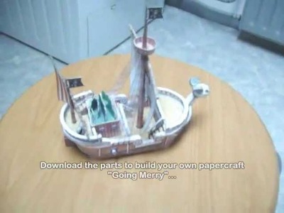 One Piece "Going Merry" papercraft model