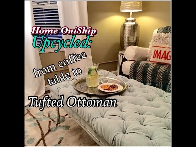 Onified DIY Diamond Tufted Ottoman