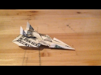 Origami - How to Make an EPIC Fighter Jet out of Money