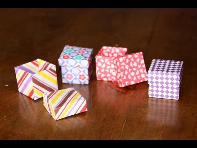 Origami tutorial - Cubic box
