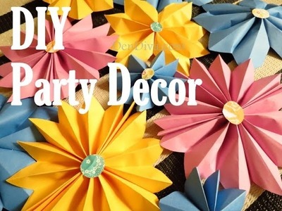 Paper Flower Party Decor (DIY)