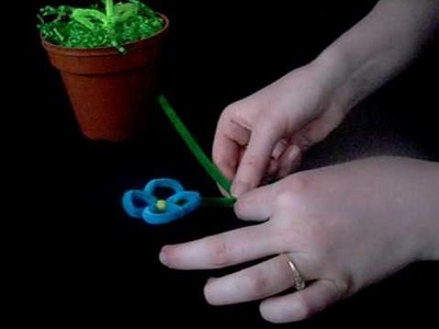 Point Park Pipe Cleaner Flowers Craft Project
