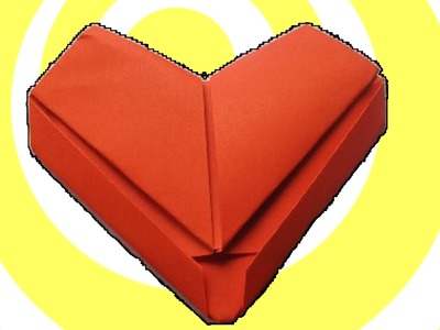 Simple Paper Origami Heart Tutorial