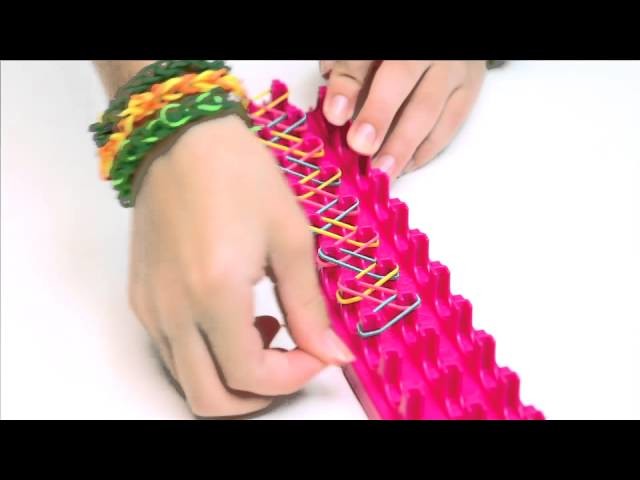 The Cra-Z-Art Cra-Z-Loom makes rubber band jewelry and more!