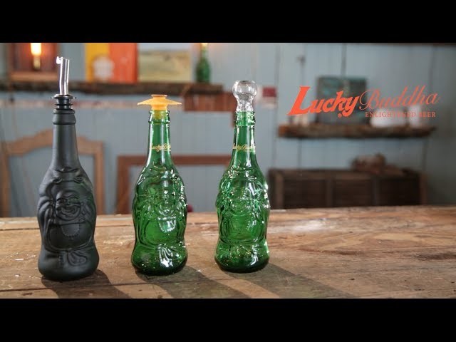 Upcycled Beer Bottle Containers || Lucky Buddha Beer Crafts