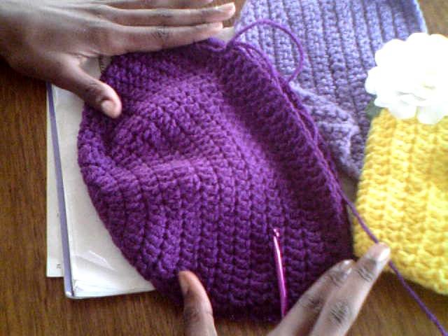 Working In The Round Crochet Tam