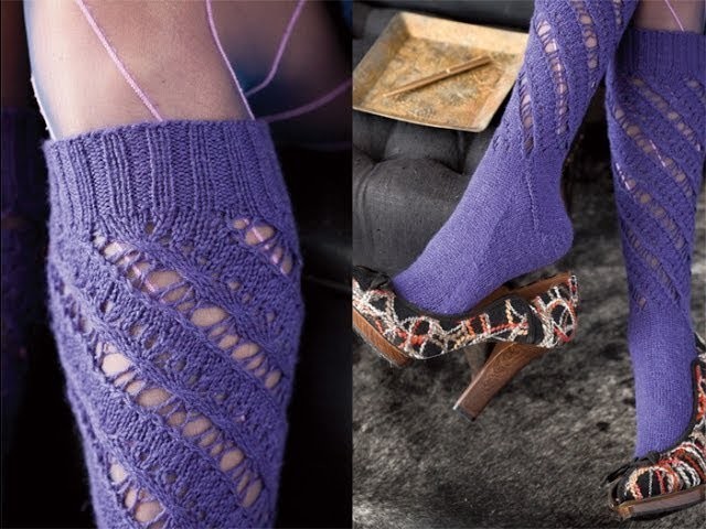 #22 Knee Socks, Vogue Knitting Winter 2011.12