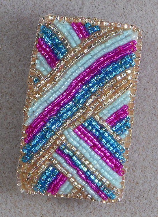 Bead Embroidered Needle Case