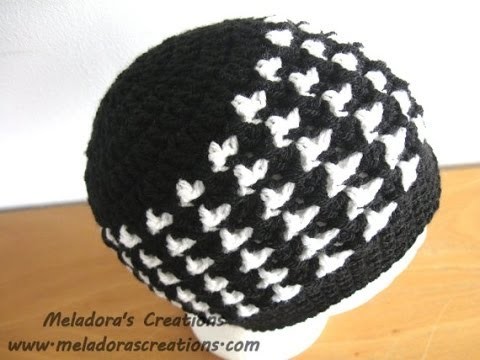Birds of a Feather Beanie - Left Handed Crochet Tutorial
