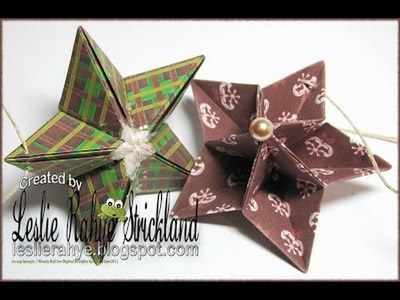 Bonus Tutorial | Origami Star Ornaments