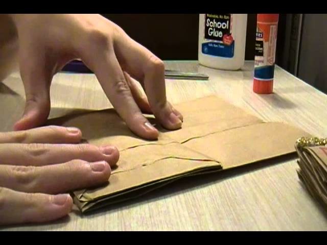 Brown Paper Bag Scrapbook Tutorial