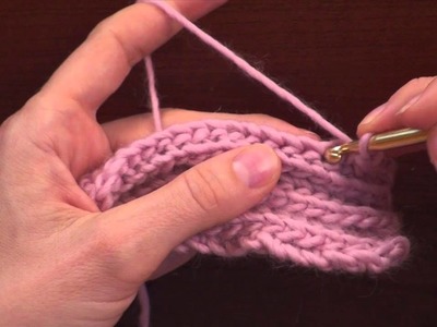Crochet Stitch Variations: Front Post Single Crochet