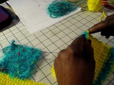 Crocheting a Bikini top pt 3 of 4