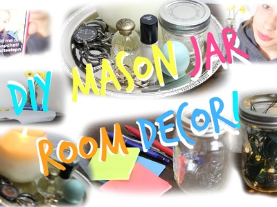 DIY: 7 Cute and Easy Mason Jar Room Decor!