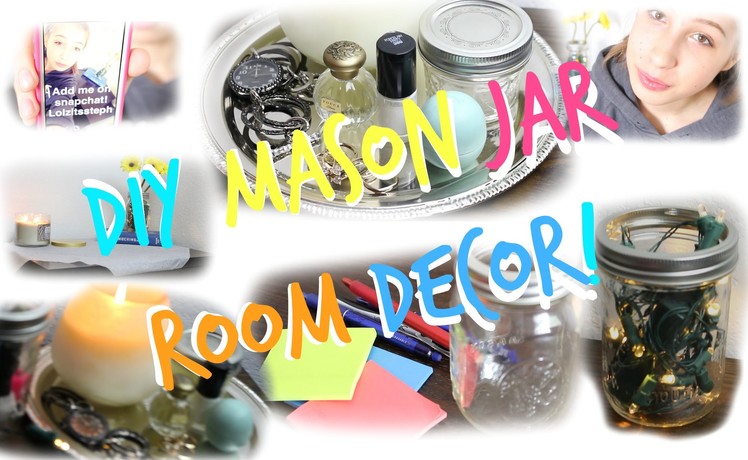 DIY: 7 Cute and Easy Mason Jar Room Decor!