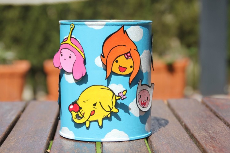 DIY Adventure Time Jar ~ Tarro de Hora de Aventuras