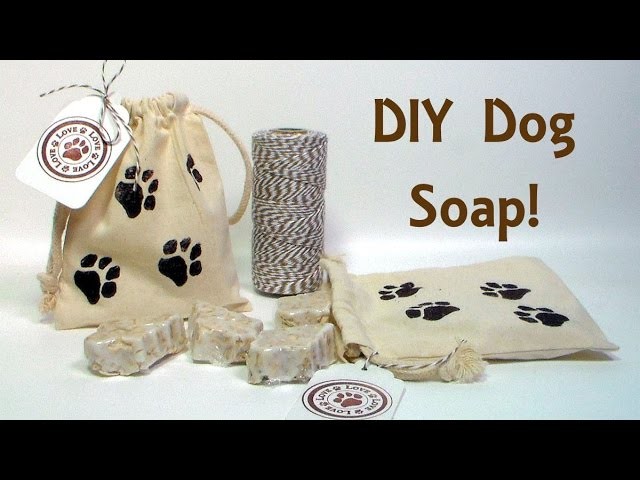 DIY Dog Soap with Moisturizing Oatmeal, Tea Tree Oil and Lavender