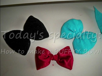 DIY: How to make a POOOFY BOW!
