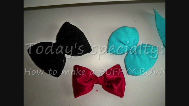 DIY: How to make a POOOFY BOW!