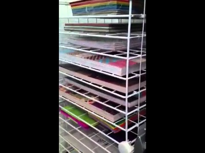 DIY Paper Rack Organizer.Storage