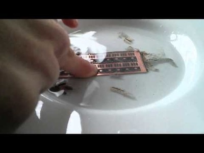 DIY PCB etching: toner transfer with magazine paper and modified laminator