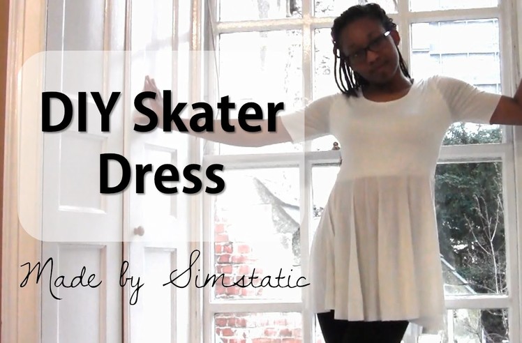 DIY Skater Dress with Sleeves