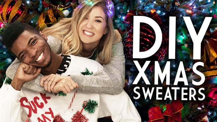DIY Ugly Christmas Sweaters with KINGSLEY and Meghan Rosette!