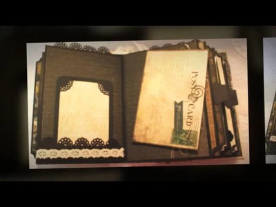 ENJOY THE JOURNEY~antique vintage premade envelope scrapbook album