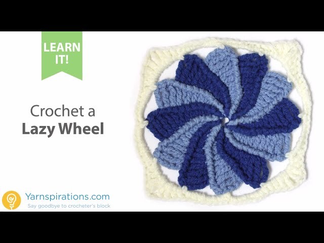 How To Crochet a Lazy Wheel Motif