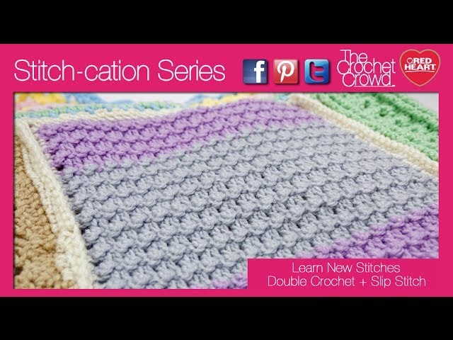 How to Crochet Double Crochet with Slip Stitches