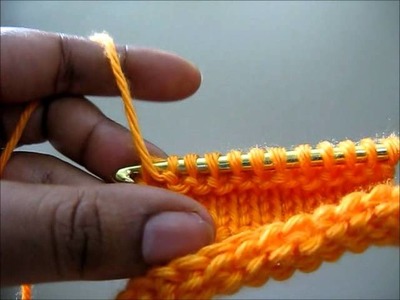 How to Crochet - Tunisian Purl Stitch (TPS) Crochet Stitch