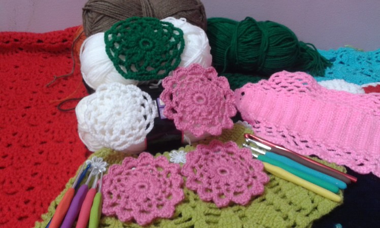 How to Crochet unit circular ( video tutoria)
